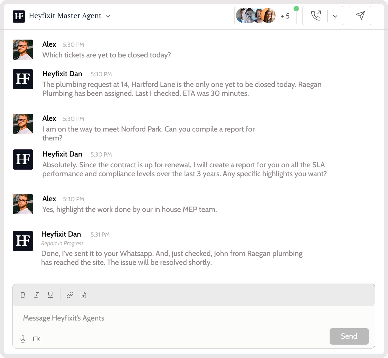 Verification screen capturing completion evidence.